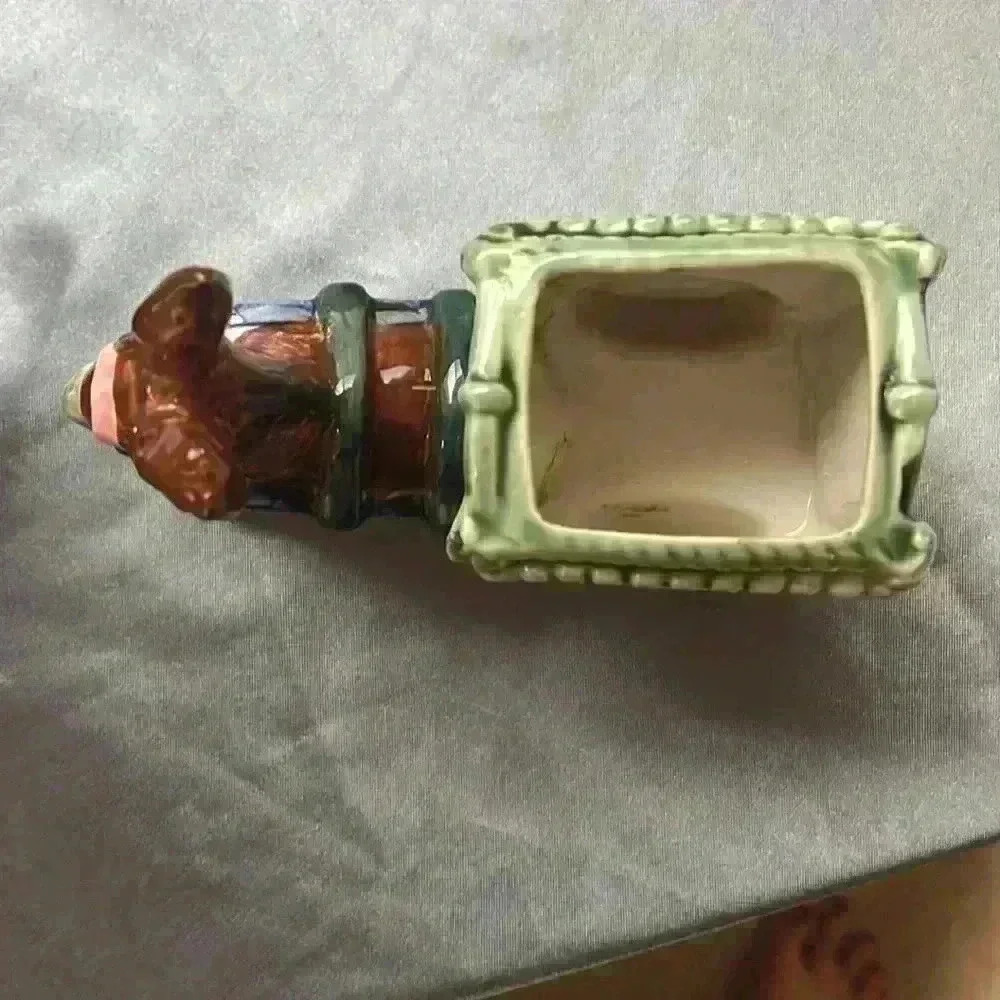 2 Vintage  Burro Planters - Picture 5 of 14